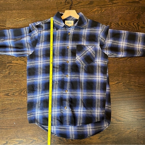 Men’s | Field & Stream Blue and White Flannel Button Down | Small - Picture 7 of 7
